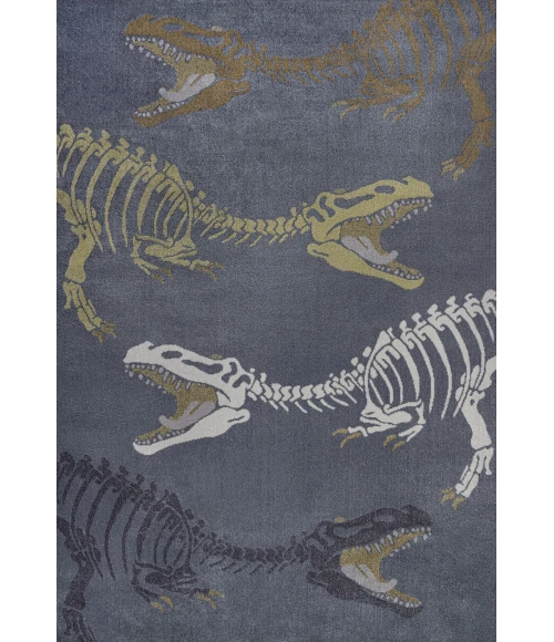 Jonathan Y KIDS WASHABLE Blue KDW103B-4 2ft.-11in. X 4ft.-11in. Rect. Rug