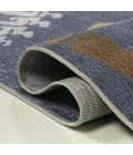 Jonathan Y KIDS WASHABLE Blue KDW103B-4 2ft.-11in. X 4ft.-11in. Rect. Rug