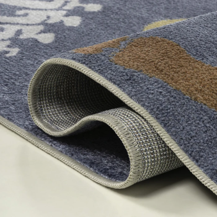 Jonathan Y KIDS WASHABLE Blue KDW103B-8 5ft.3in. X 7ft.7in. Rect. Rug