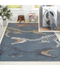 Jonathan Y KIDS WASHABLE Blue KDW103B-4 2ft.-11in. X 4ft.-11in. Rect. Rug