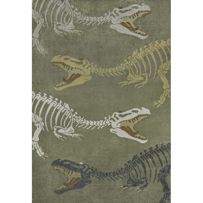 Jonathan Y KIDS WASHABLE Green KDW103C-4 2ft.-11in. X 4ft.-11in. Rect. Rug