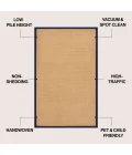 Jonathan Y KEATON CUSTOM JUTE Blue KTN100C 3ft. X 5ft. Rect. Rug