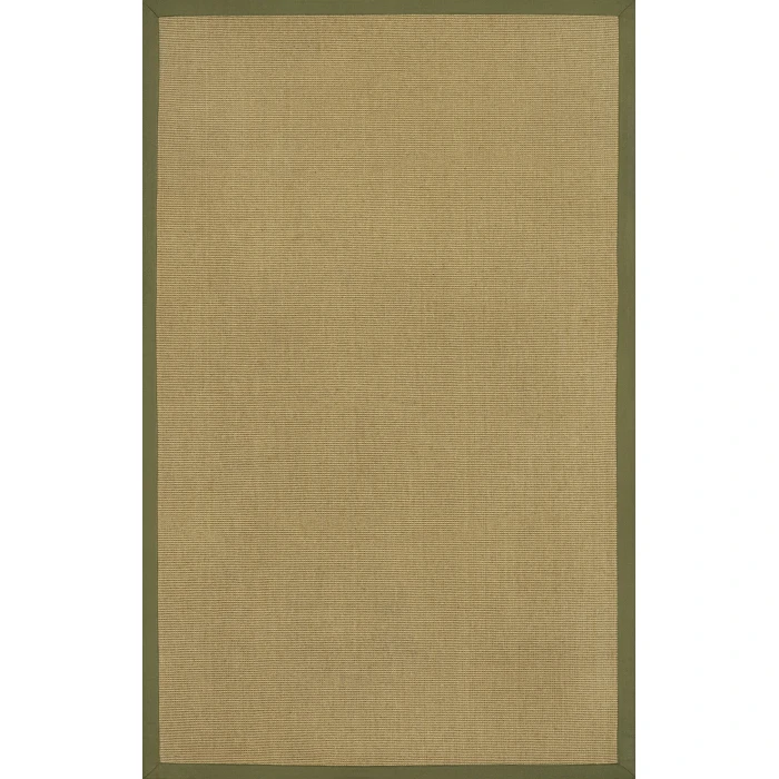 Jonathan Y KEATON CUSTOM JUTE Green KTN100E 5ft. X 8ft. Rect. Rug