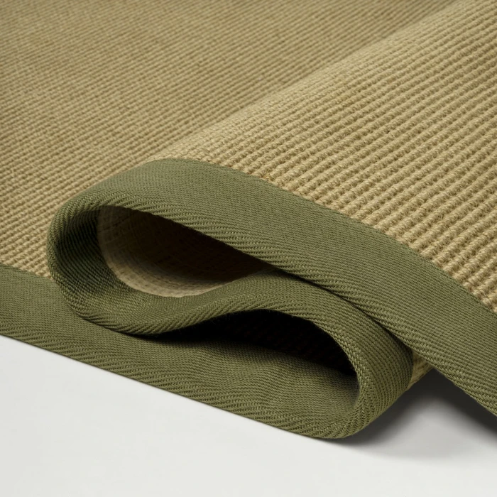 Jonathan Y KEATON CUSTOM JUTE Green KTN100E 5ft. X 8ft. Rect. Rug