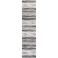 Austin Gradient Striped Gray/Black 2 ft. x 8 ft. Runner Rug