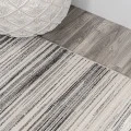 Austin Gradient Striped Gray/Black 2 ft. x 8 ft. Runner Rug