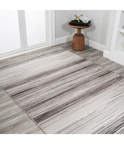 Jonathany Luxor LUX103A Gray/Black Area Rug 2 ft. 11 in. X 5 ft. Rectangle