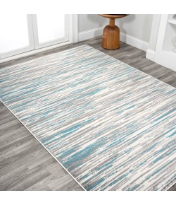 Jonathany Luxor LUX106A Gray/Blue Area Rug 2 ft. 11 in. X 5 ft. Rectangle