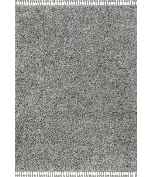 Mercer Shag Plush Tassel Charcoal 4 ft. x 6 ft. Area Rug