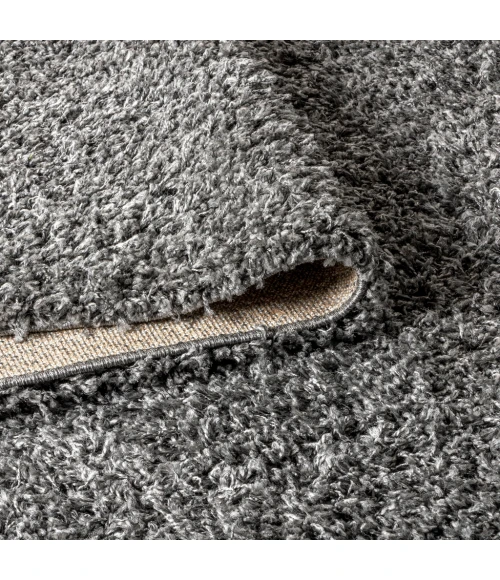 Mercer Shag Plush Tassel Charcoal 4 ft. x 6 ft. Area Rug