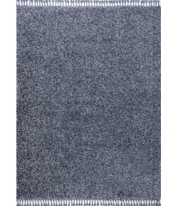 Jonathany Mercer Shag MCR100C Denim Blue Area Rug 5 ft. 3 in. X 7 ft. 6 in. Rectangle
