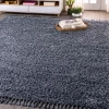 Jonathany Mercer Shag MCR100C Denim Blue Area Rug 5 ft. 3 in. X 7 ft. 6 in. Rectangle
