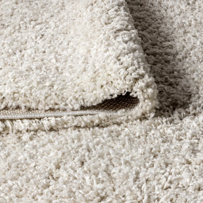 Mercer Shag Plush Tassel Cream 4 ft. x 6 ft. Area Rug