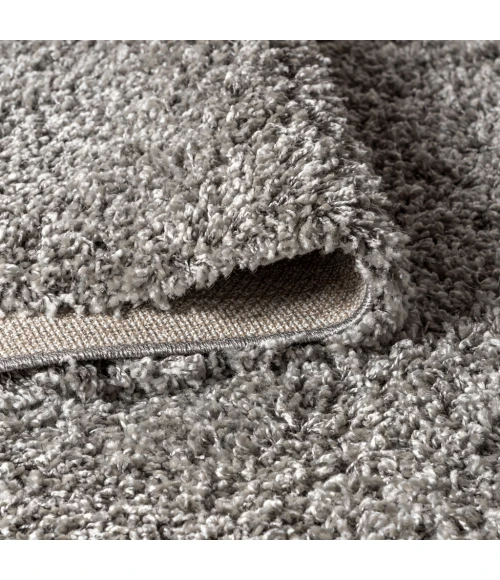 Mercer Shag Plush Tassel Grey 5 ft. x 8 ft. Area Rug