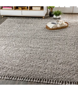 Jonathany Mercer Shag MCR100E Grey Area Rug 5 ft. 3 in. X 7 ft. 6 in. Rectangle