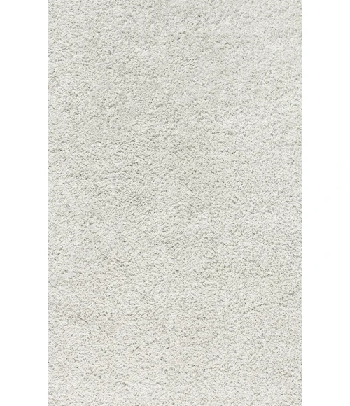 Mercer Shag Plush White 5 ft. x 8 ft. Area Rug