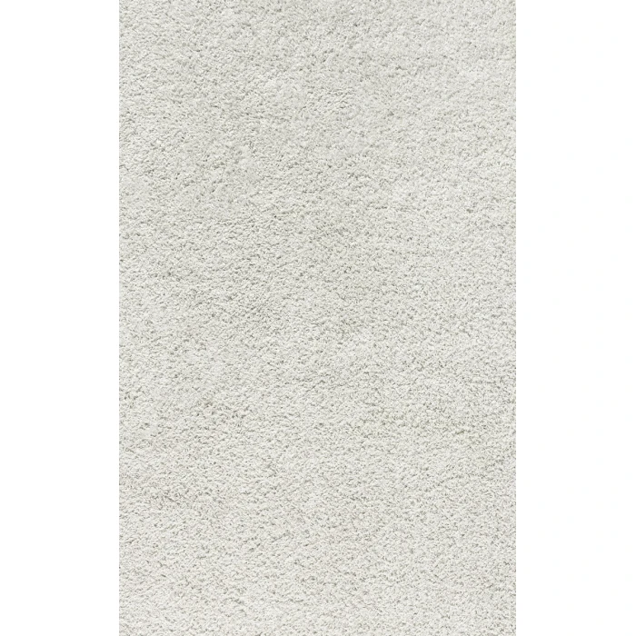 Mercer Shag Plush White 3 ft. x 5 ft. Area Rug
