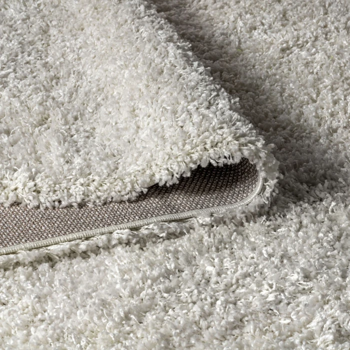 Mercer Shag Plush White 2 ft. x 8 ft. Runner Rug