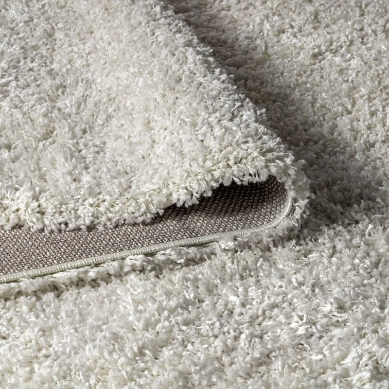 Mercer Shag Plush White 2 ft. x 8 ft. Runner Rug
