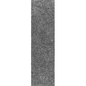 Mercer Shag Plush Charcoal 2 ft. x 8 ft. Runner Rug