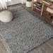 Jonathany Mercer Shag MCR106B Charcoal Area Rug 3 ft. 1 in. X 5 ft. Rectangle