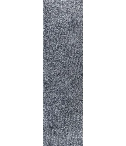 Jonathany Mercer Shag MCR106C Denim Blue Area Rug 2 ft. 3 in. X 8 ft. Runner