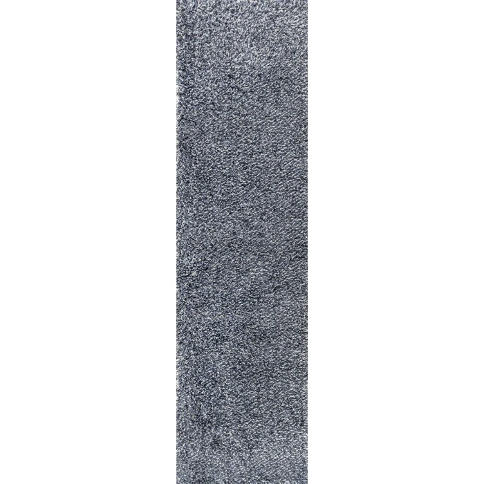 Mercer Shag Plush Denim Blue 2 ft. x 8 ft. Runner Rug
