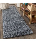 Mercer Shag Plush Denim Blue 2 ft. x 8 ft. Runner Rug
