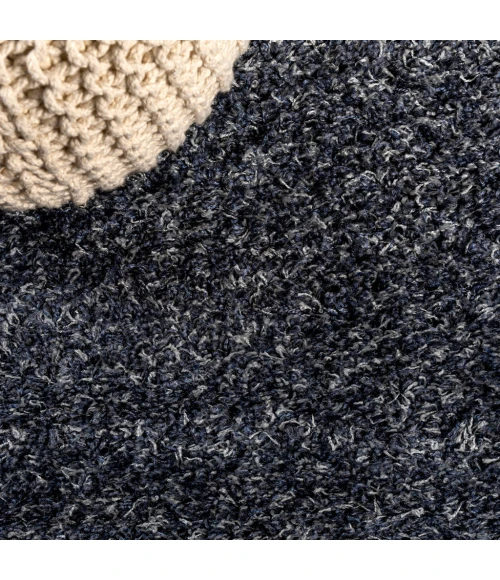 Mercer Shag Plush Denim Blue 2 ft. x 8 ft. Runner Rug