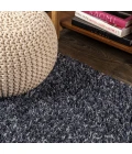Mercer Shag Plush Denim Blue 2 ft. x 8 ft. Runner Rug