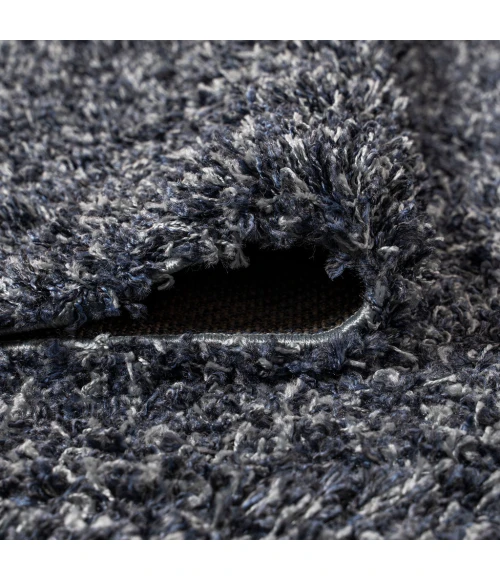 Mercer Shag Plush Denim Blue 2 ft. x 8 ft. Runner Rug