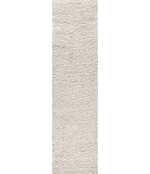 Mercer Shag Plush Cream 2 ft. x 8 ft. Runner Rug