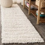 Jonathany Mercer Shag MCR106D Cream Area Rug 2 ft. 3 in. X 8 ft. Runner