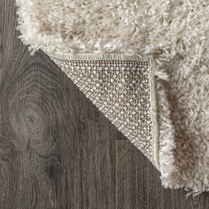 Mercer Shag Plush Cream 2 ft. x 8 ft. Runner Rug