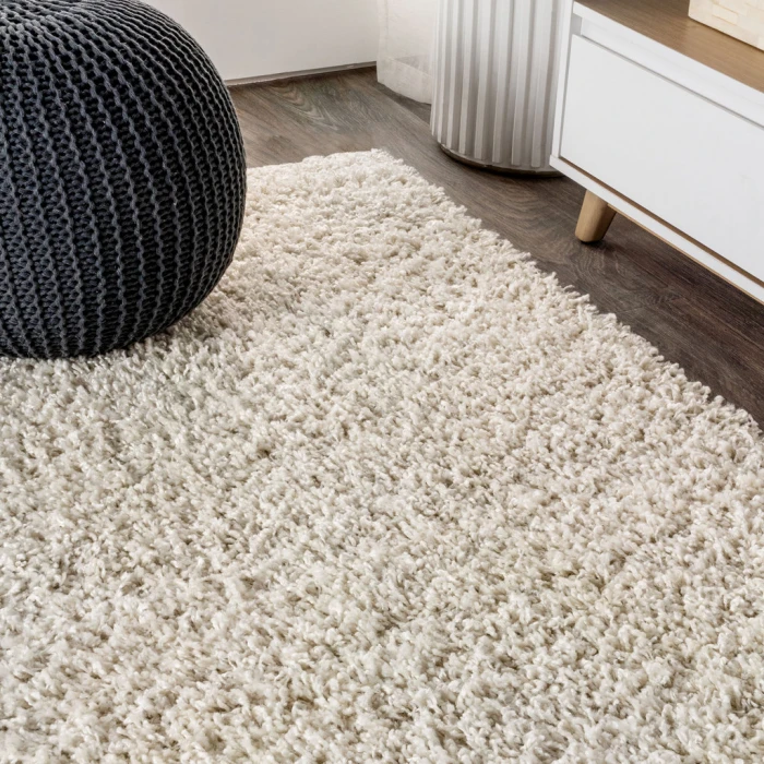 Mercer Shag Plush Cream 2 ft. x 8 ft. Runner Rug