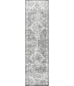 Jonathany Modern Persian MDP100A Light Grey Area Rug 2 ft. 3 in. X 8 ft. Runner