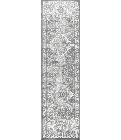 Jonathan Y MODERN PERSIAN Gray MDP100A 2ft.-2in. X 10ft. Rect. Rug