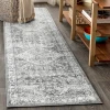 Jonathany Modern Persian MDP100A Light Grey Area Rug 2 ft. 3 in. X 8 ft. Runner
