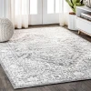 Jonathany Modern Persian MDP100A Light Grey Area Rug 4 ft. X 6 ft. Rectangle