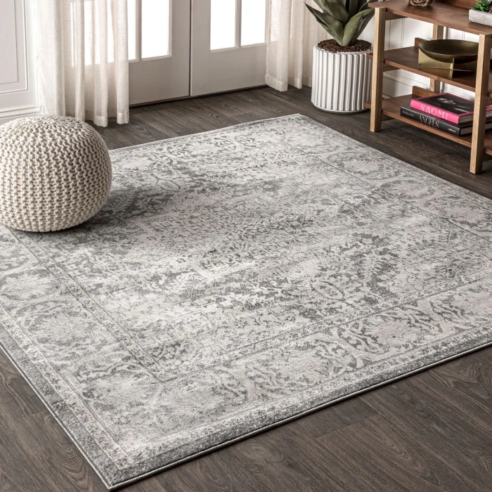 Jonathan Y MODERN PERSIAN Gray MDP100A 4ft. Square Rug
