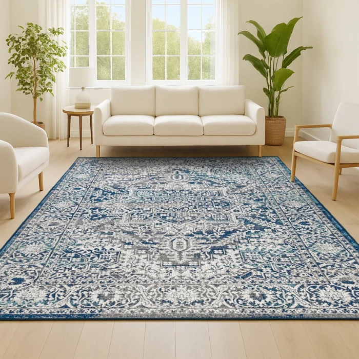 Jonathan Y MODERN PERSIAN Blue MDP100B 10ft. X 13ft.-1in. Rect. Rug