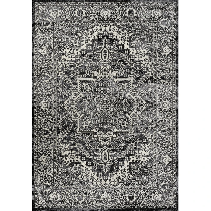 Jonathan Y MODERN PERSIAN Black MDP100D 3ft. X 5ft. Rect. Rug