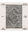 Jonathan Y MODERN PERSIAN Cream MDP106E 2ft.-2in. X 8ft. Rect. Rug
