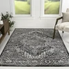 Jonathan Y MODERN PERSIAN Black MDP100D 4ft. X 6ft. Rect. Rug