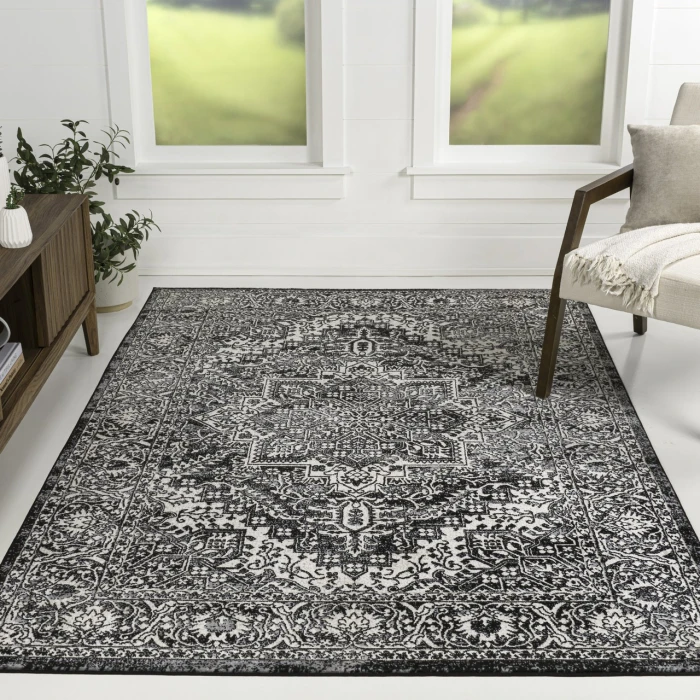 Jonathan Y MODERN PERSIAN Black MDP100D 3ft. X 5ft. Rect. Rug