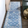 Jonathany Modern Persian MDP101E Blue/Ivory Area Rug 2 ft. 3 in. X 8 ft. Runner