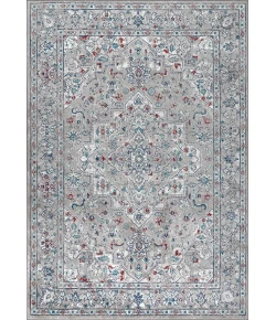 Jonathany Modern Persian MDP102A Light Grey/ Multi Area Rug 4 ft. X 6 ft. Rectangle