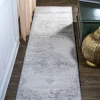 Jonathany Modern Persian MDP103B Light Gray Area Rug 2 ft. 3 in. X 8 ft. Runner