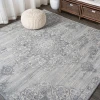 Jonathany Modern Persian MDP103B Light Gray Area Rug 6 ft. 7 in. X 6 ft. 7 in. Square