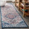 Jonathany Modern Persian MDP104A Red/Navy Area Rug 2 ft. 3 in. X 8 ft. Runner